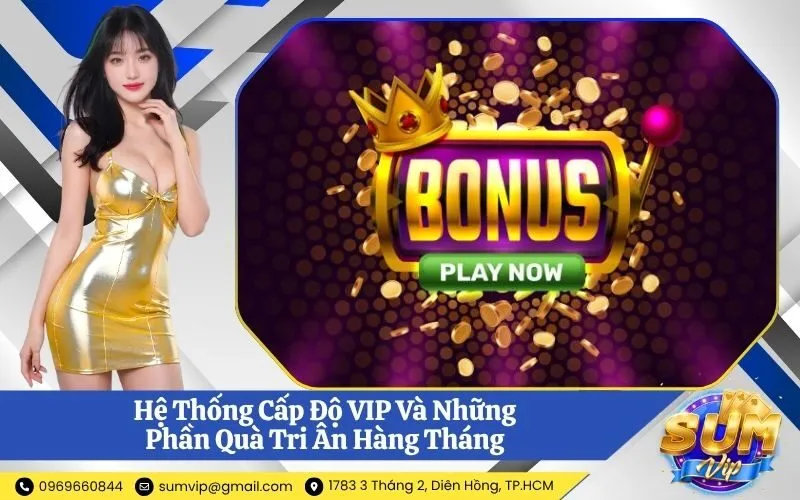 Hệ Thống Cấp Độ VIP Và Những Phần Quà Tri Ân Hàng Tháng