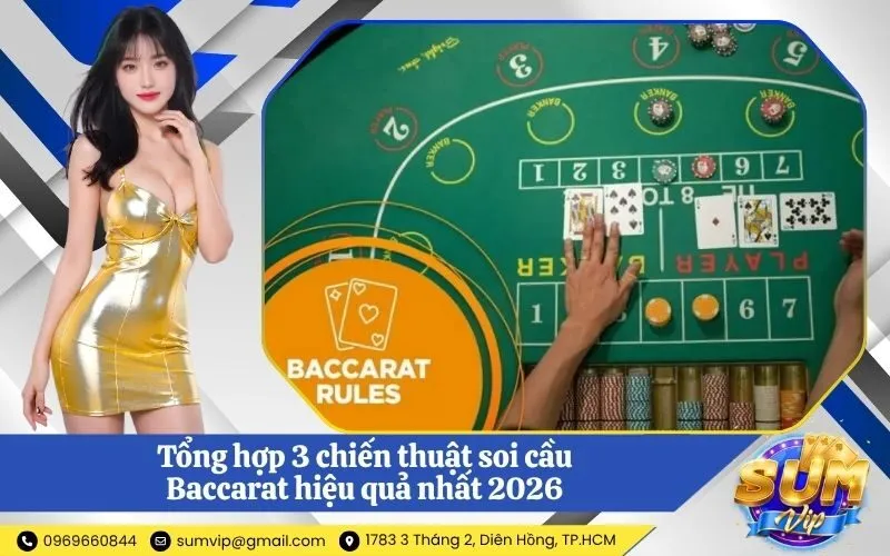 Tổng hợp 3 chiến thuật soi cầu Baccarat hiệu quả nhất 2026